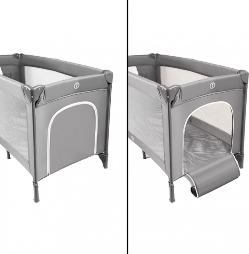 Breathable sides and side zip entry