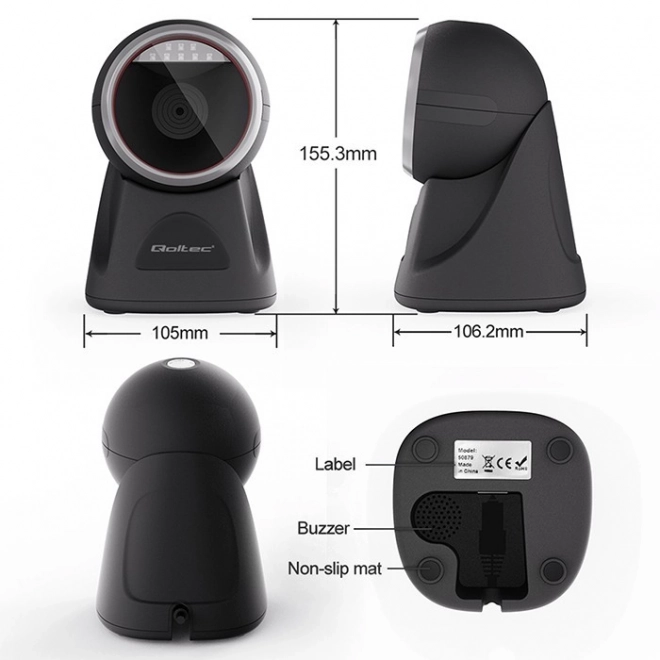 Stationary Barcode and QR Code Reader 1D | 2D