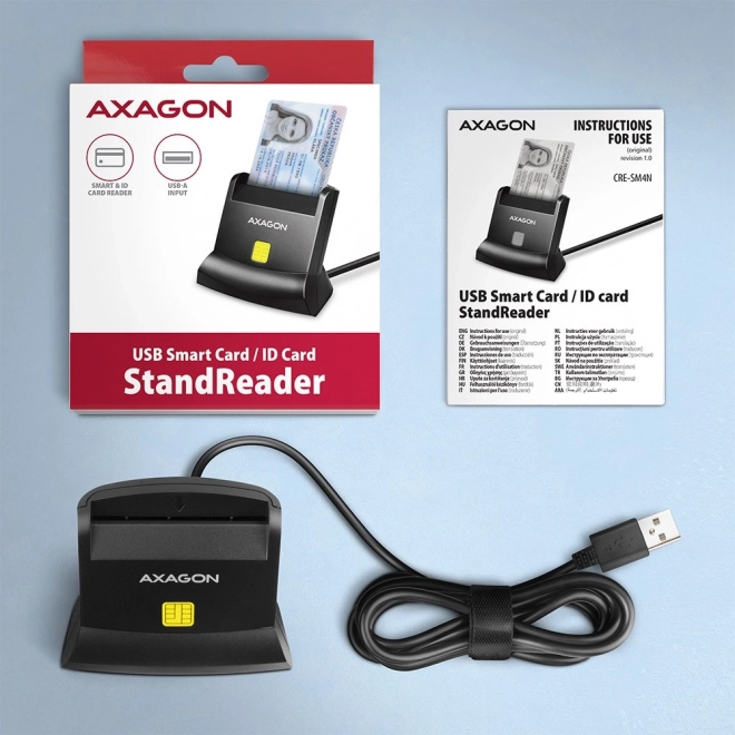 Lettore di carte ID USB con cavo 1,3m