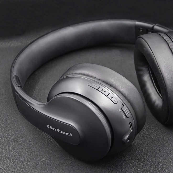 Wireless Headphones with Microphone - Black