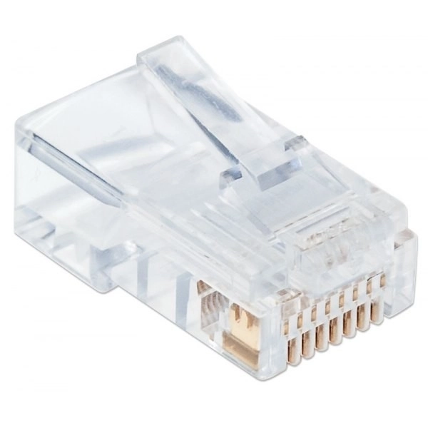 Modular RJ45 Connector UTP Cat.6 for Wire 100-Pack