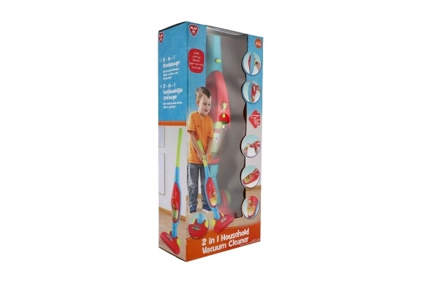2-in-1 Toy Vacuum Cleaner with Lights and Sounds