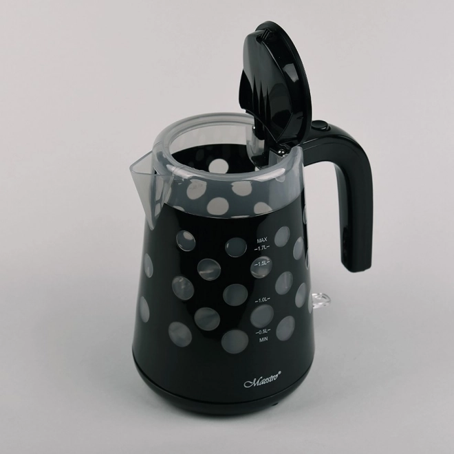 Hitrovrlnski čajnik 1,7l 2200W "DROPS" MR-045-BLACK