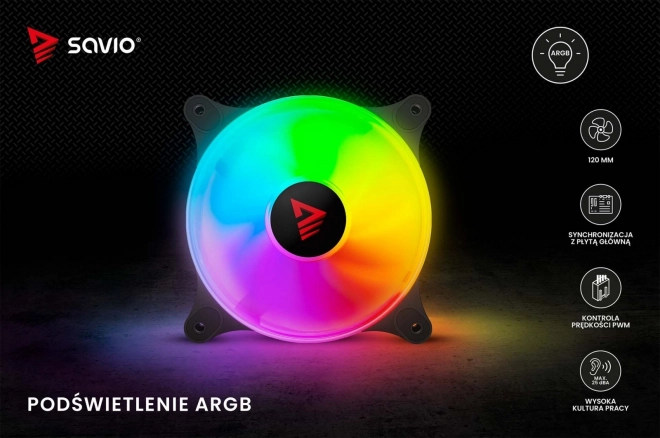 Savio Blast 120mm ARGB Lüfter