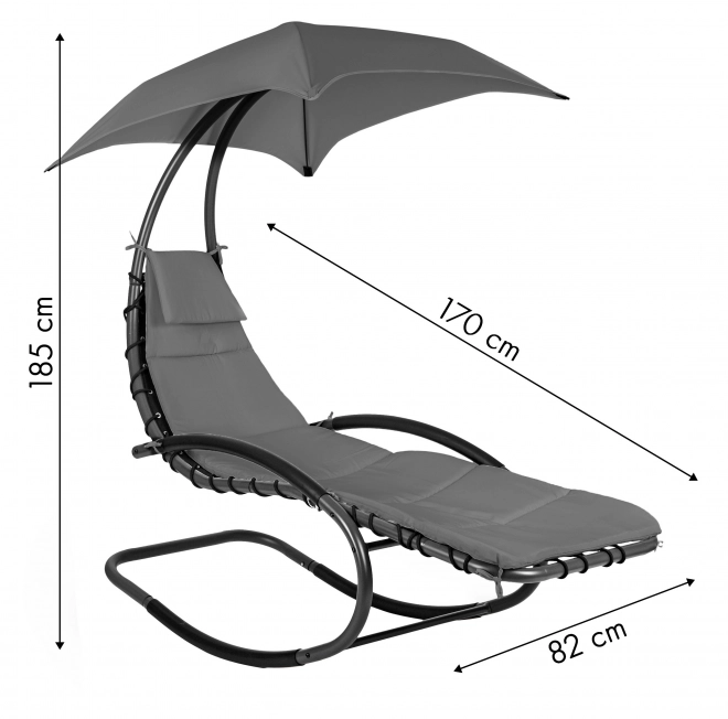 Garden chair, lounger, garden rocking lounger, hammock