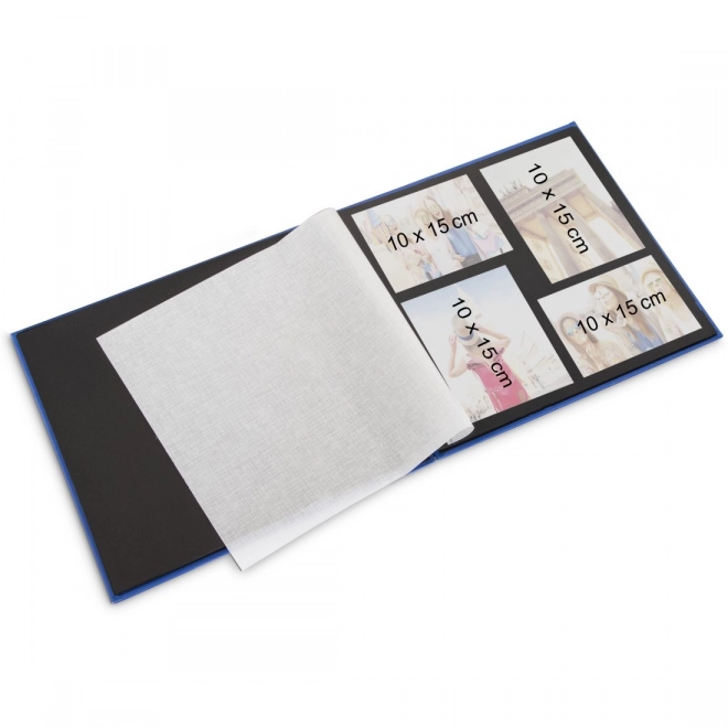 Photo Album with Black Pages and Spiral Binding