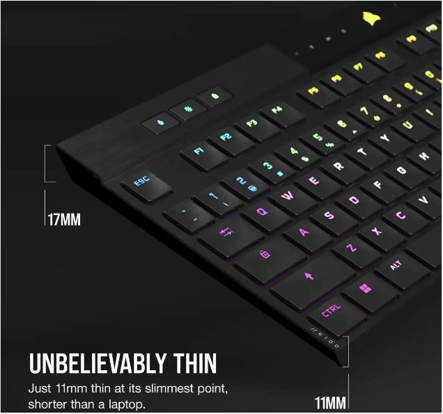 Corsair Wireless Gaming Keyboard K100 RGB Air