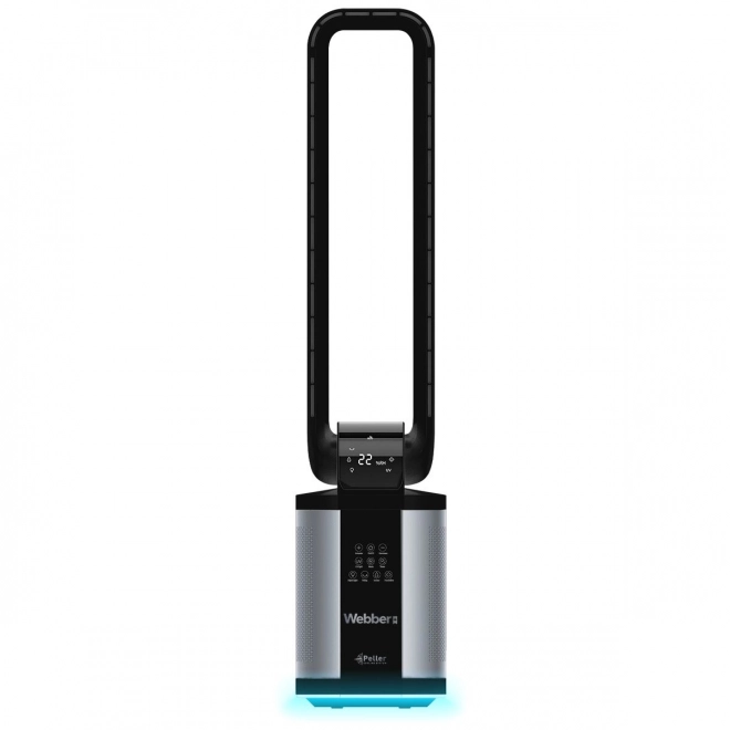 WEBBER WB1820 ventilatore senza pale nero con umidificatore