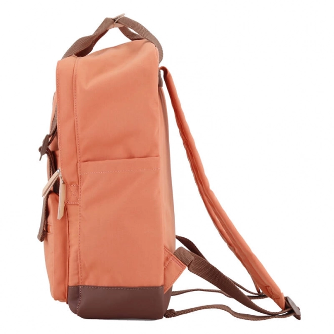 Himawari laptop backpack 15'' orange