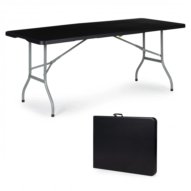 Folding Catering Garden Table 180 cm - Black