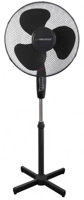 Standing Fan Hurricane Black