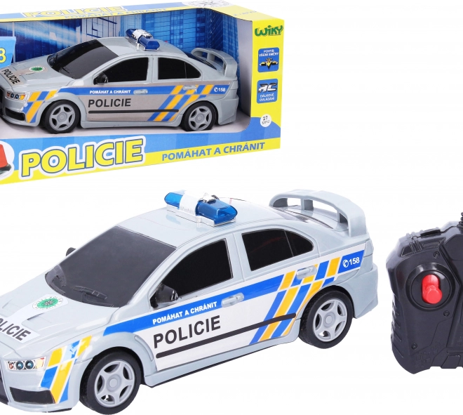 Zdalnie sterowany radiowo samochód policyjny RC Policja RC (CZ) 23 cm