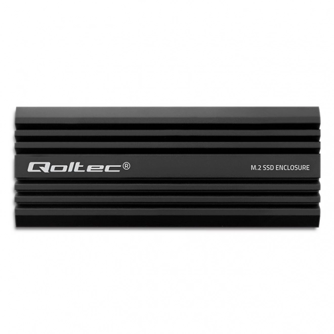 Portable ssd enclosure for m.2 drives by Qoltec