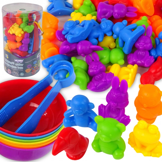 Educational Montessori Game Learn to Count – Zoo Animals