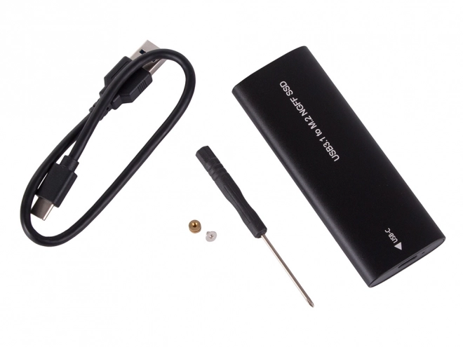 Custodia adattatore per disco M.2 SATA NGFF USB 3.1 Tipo-C
