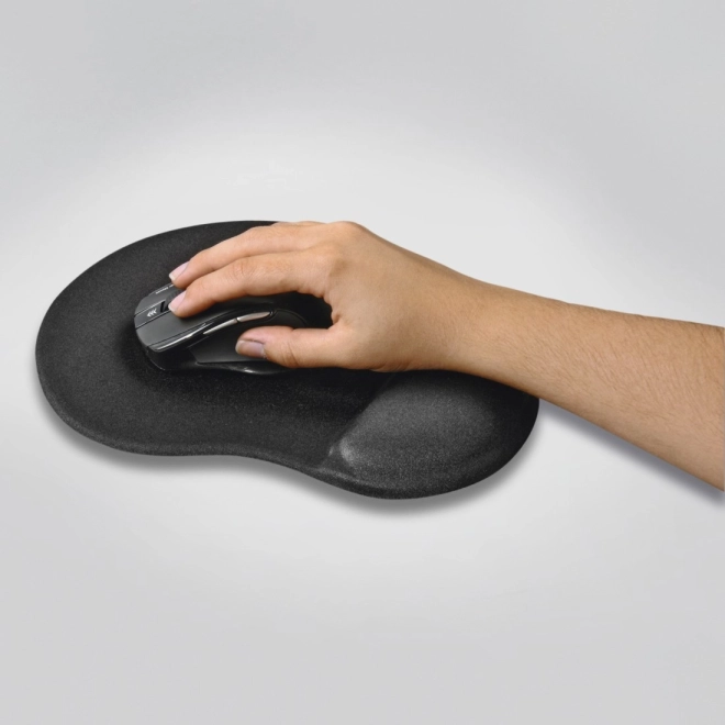 Ergonomic mouse pad black