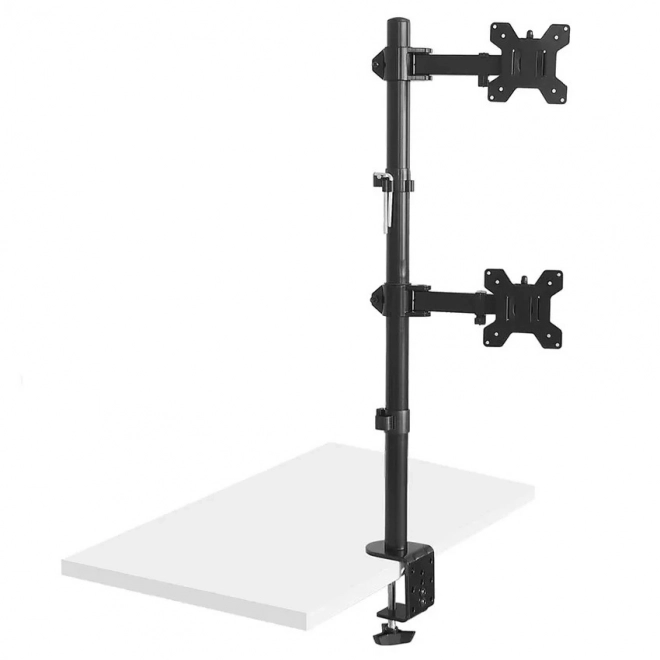 Universal Desk Mount for Two Monitors Maclean