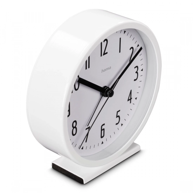White Silent Alarm Clock