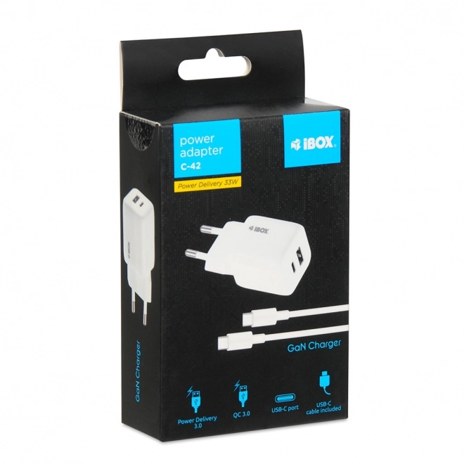 Caricabatterie 33W USB-C iBOX
