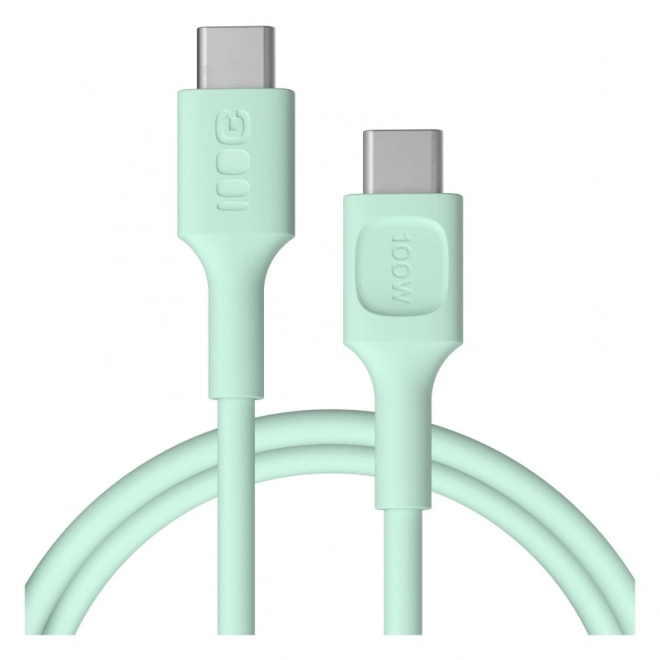Silicone PowerFlex 100W USB-C Cable 1.2m Green