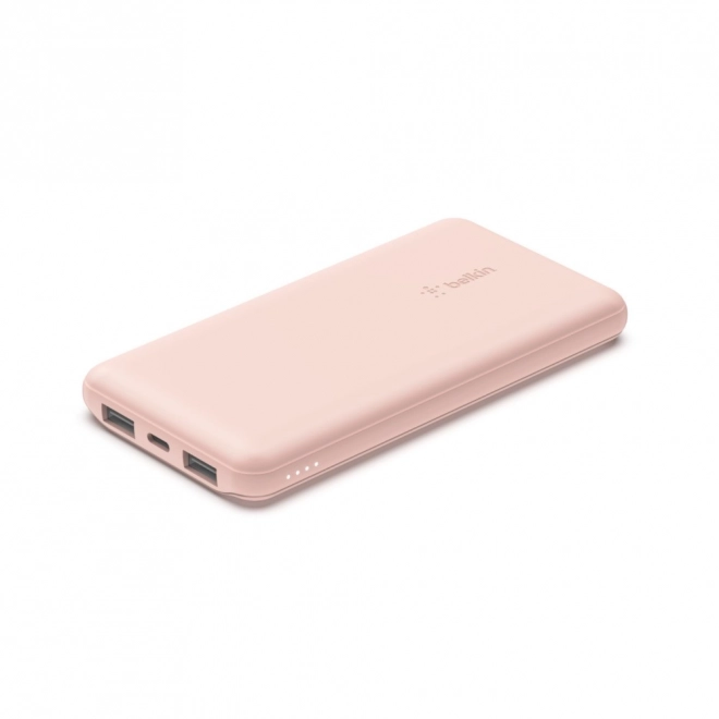 Powerbank 10 000mAh USB A e C 15W oro rosa