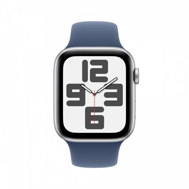 Smartwatch SE GPS with Silver Aluminum Case and Denim Sport Band - Size M/L