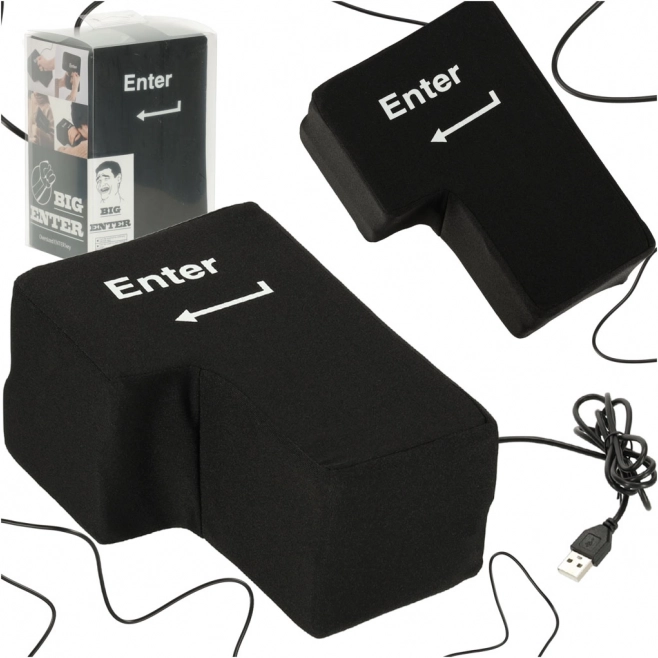 anti-stress USB ENTER pillow