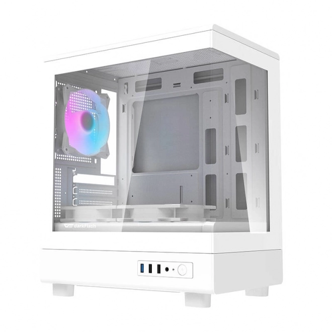 Computer case Darkflash with aRGB fans white