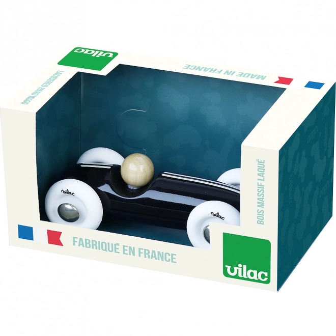 Black Wooden Car Vilac Grand Prix Vintage