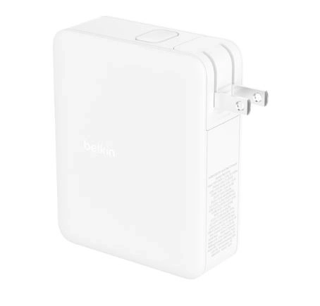 Nástěnná nabíječka 140W 4-portová (3xC 1xA) UK, EU, US zástrčky bílá