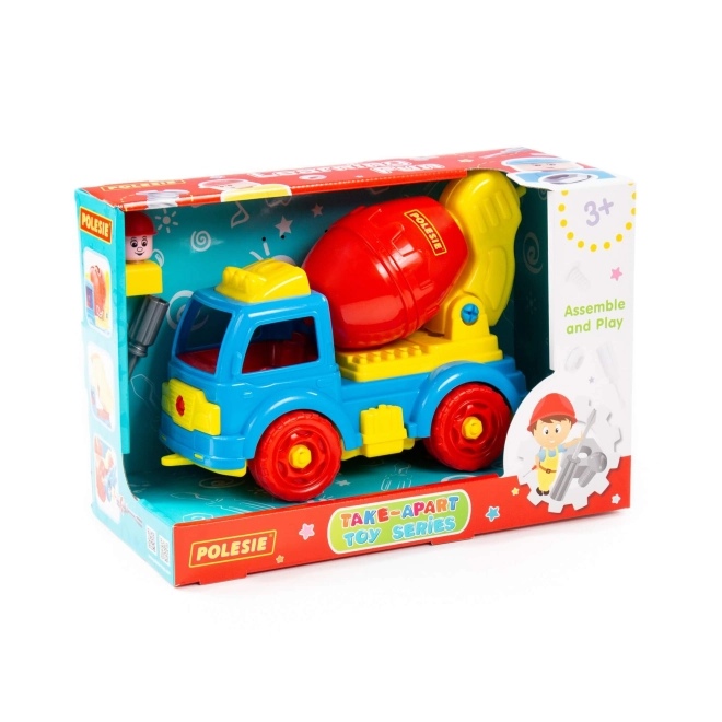 Figurine de chantier et cabine spacieuse