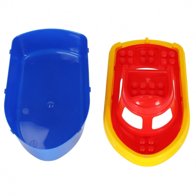 Colorful Sand Play Set with Boat and Molds