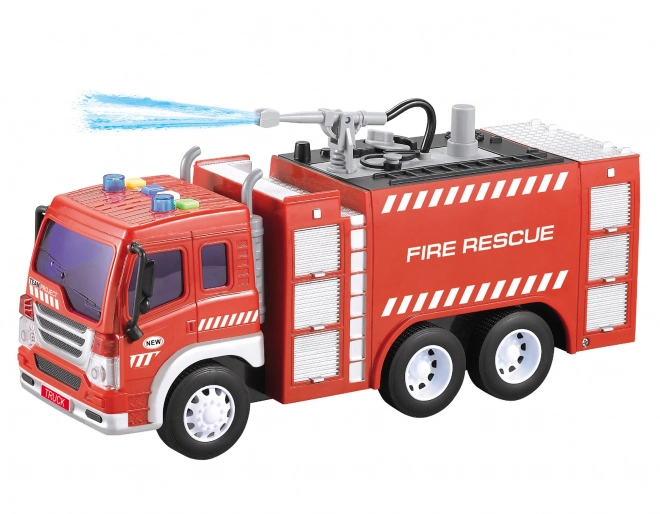 Fire Truck with Water Cannon and Effects