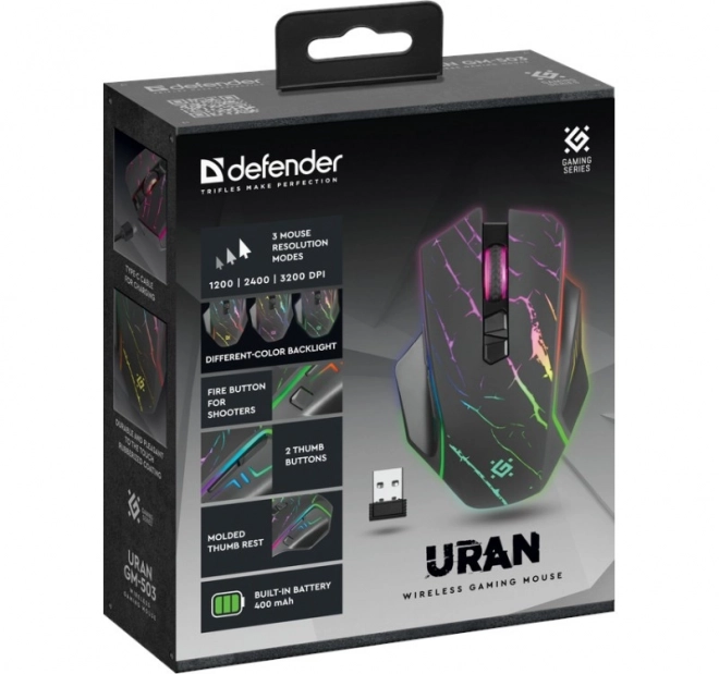 Mouse da gaming wireless URAN