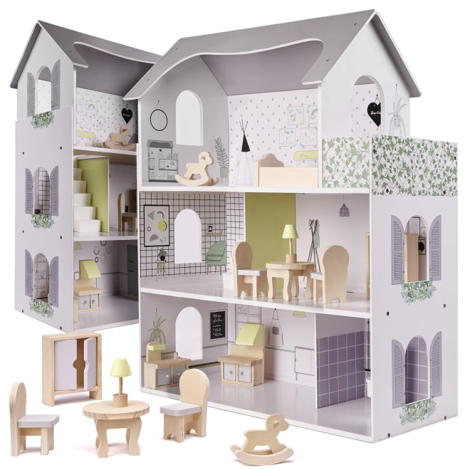 Elegante casa in legno