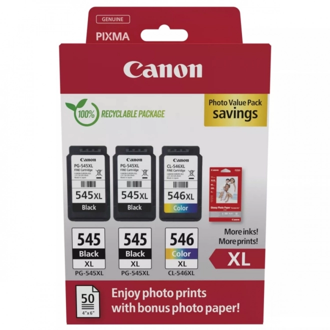 Canon multipack photographic ink set XL