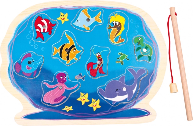 Bino Puzzle Akvárium s prutem