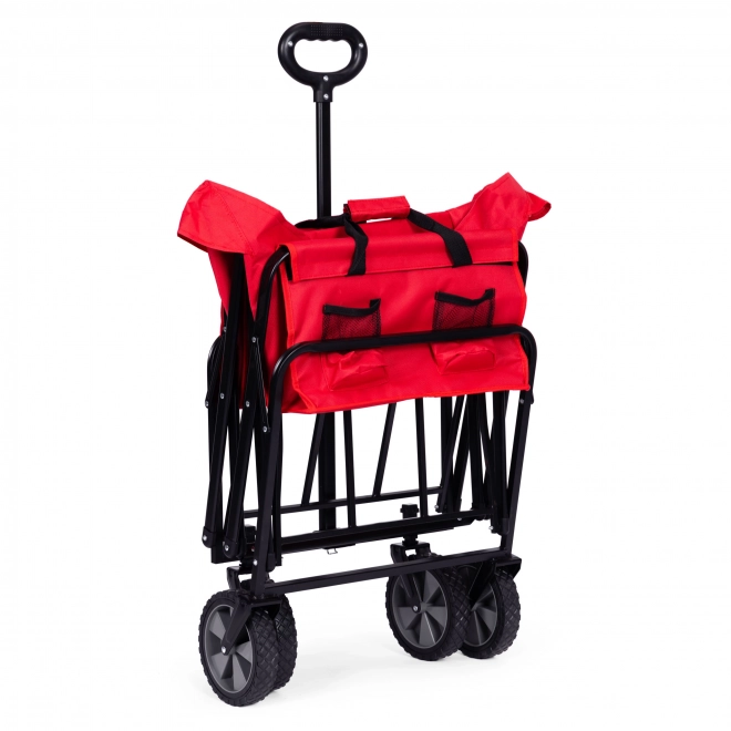 Folding Transport Cart MultiGarden Red 47x105 cm