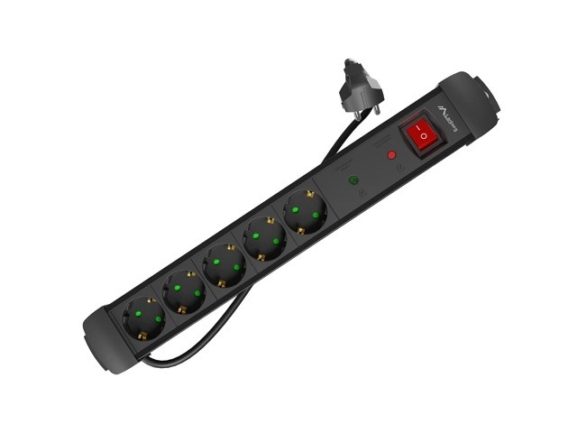 Surge Protector Power Strip 1.5m with 5 Outlets