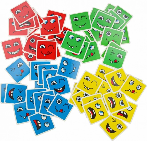 64 expression cards for endless combinations