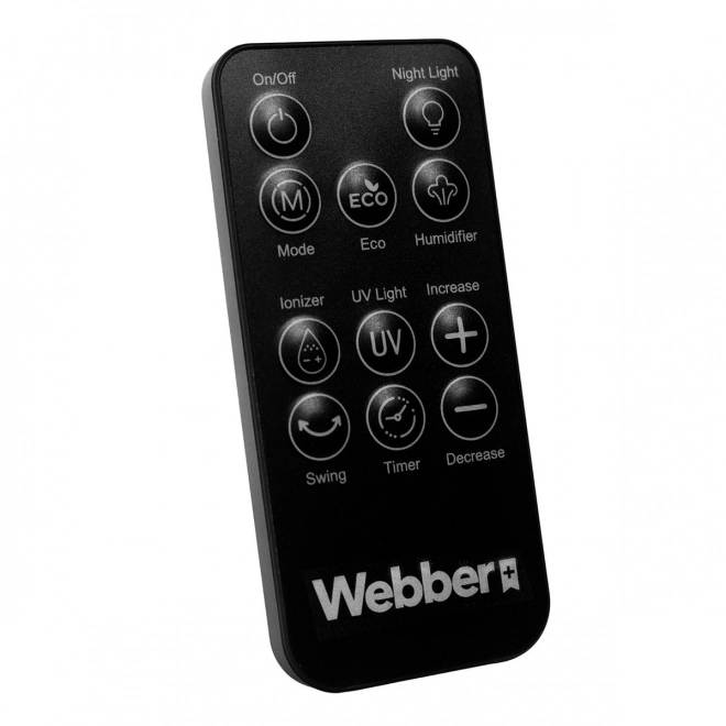 WEBBER WB1820 ventilatore senza pale nero con umidificatore