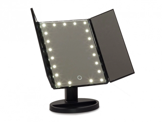 Illuminated Cosmetic Mirror with LED and Magnification