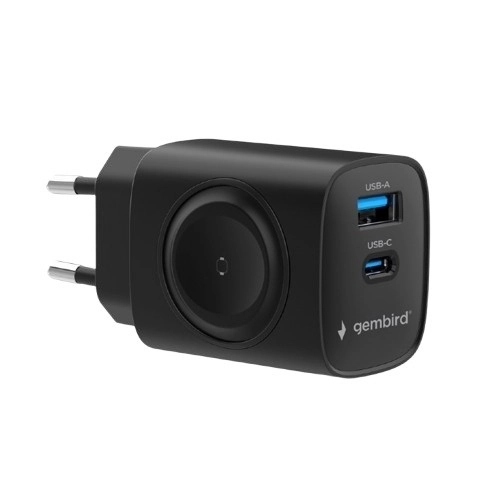 Usb A Usb C 20W Power Delivery Quick Charge 3.0 Black Charger