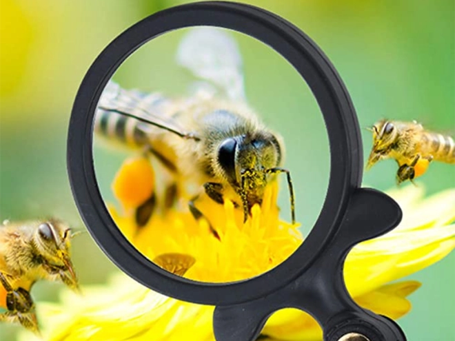 Helder beeld met 3× vergroting