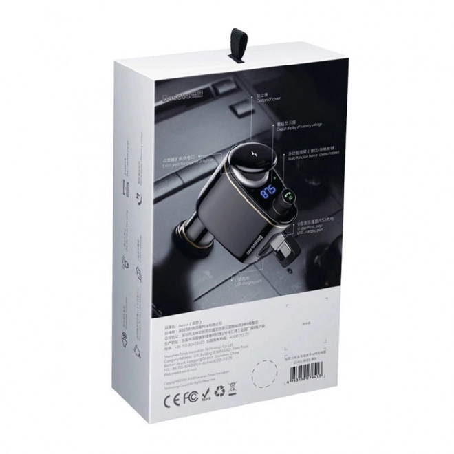 Bluetooth MP3 Transmitter for Car Baseus Black