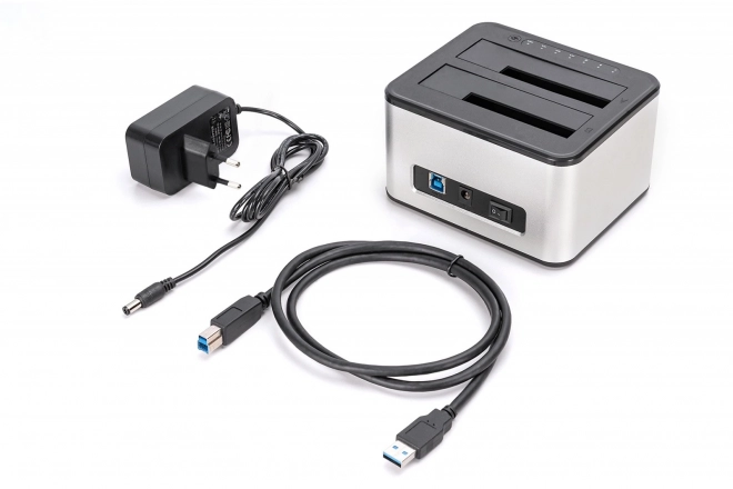USB 3.0 Super Speed Docking Station with Cloning Function