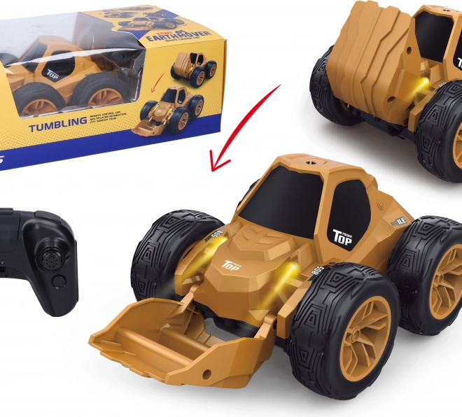 RC bulldozer met kiepen op afstandsbediening 20 cm