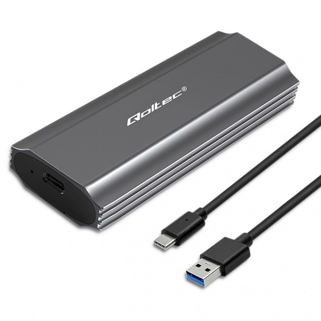 Qoltec M.2 SSD Enclosure with USB-C