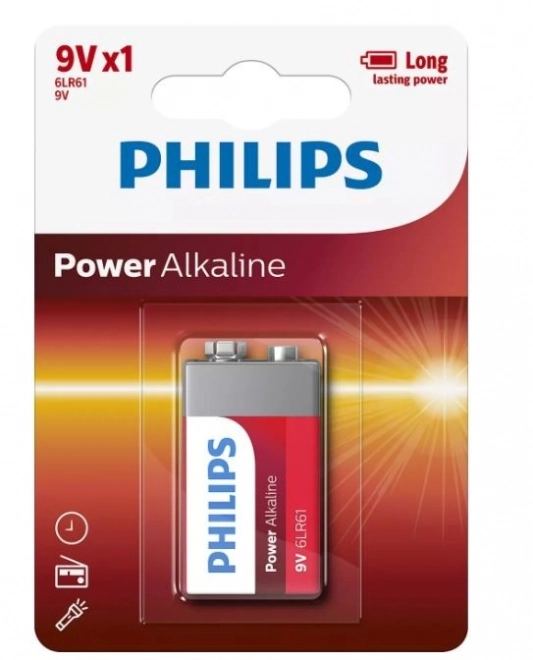 Philips Power Alkaline 9V Battery