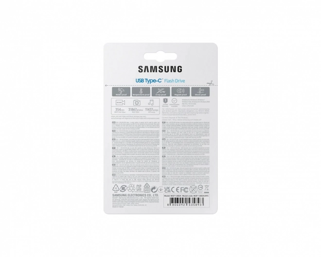 Sleek USB-C Flash Drive with Samsung NAND